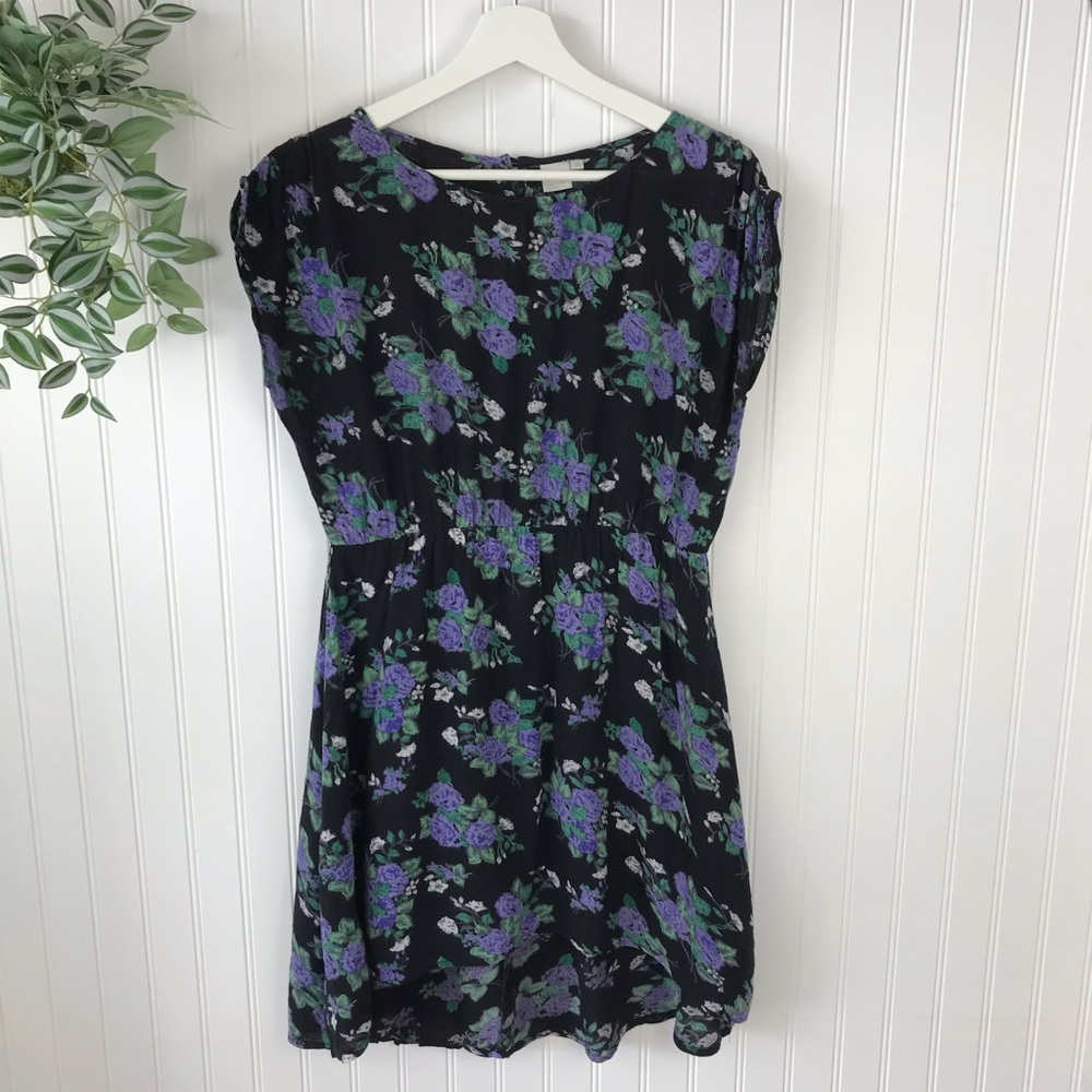 Twik by Simons Light Summer Dress Sz M Cap Sleeve